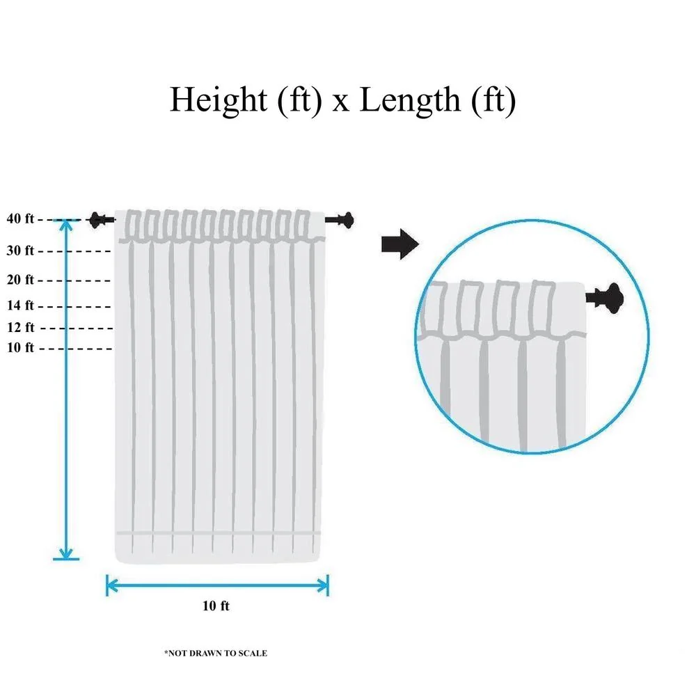 Sheer Voile Rod Pocket Curtains - Tangerine - Image 4