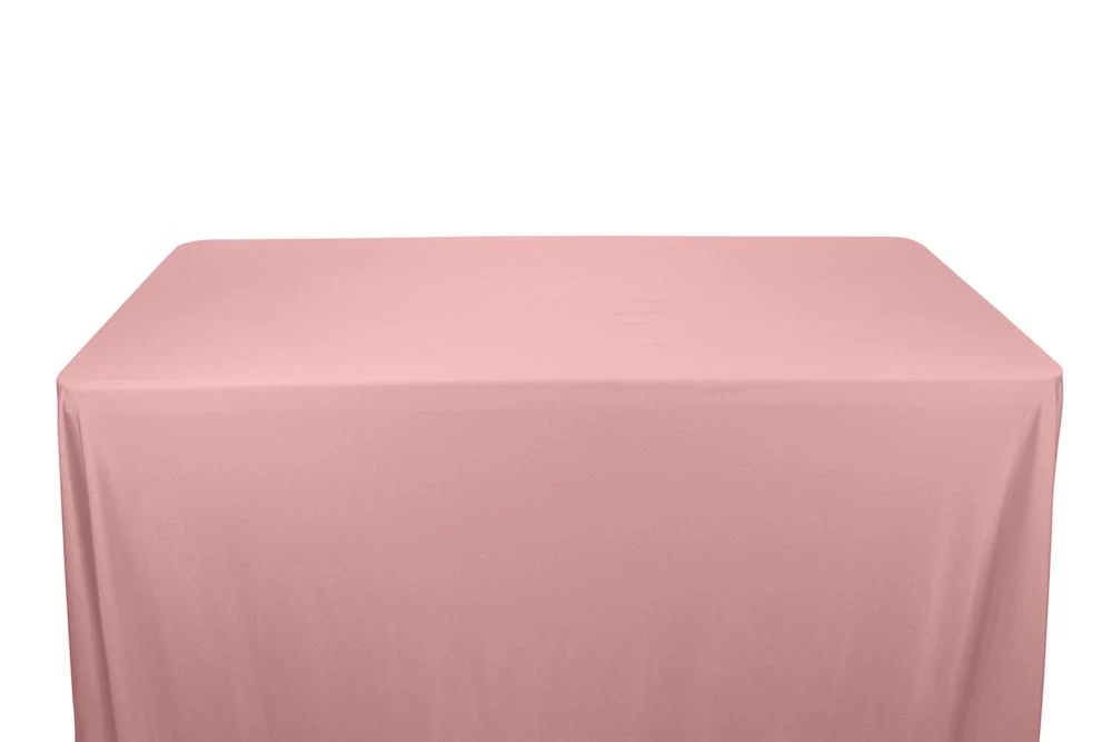 Shiny Milliskin Tricot Banquet Rectangular Table Covers - 8 Feet - Image 6