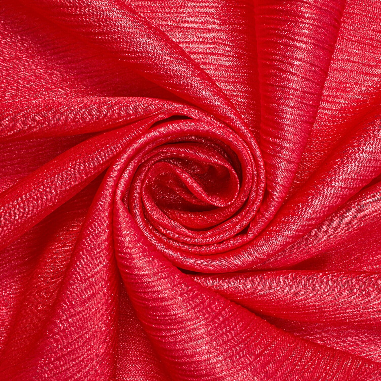 Shiny Striped Crinkle Crepe Satin - Image 11