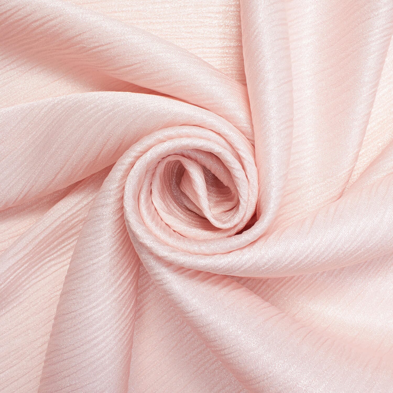 Shiny Striped Crinkle Crepe Satin - Image 5
