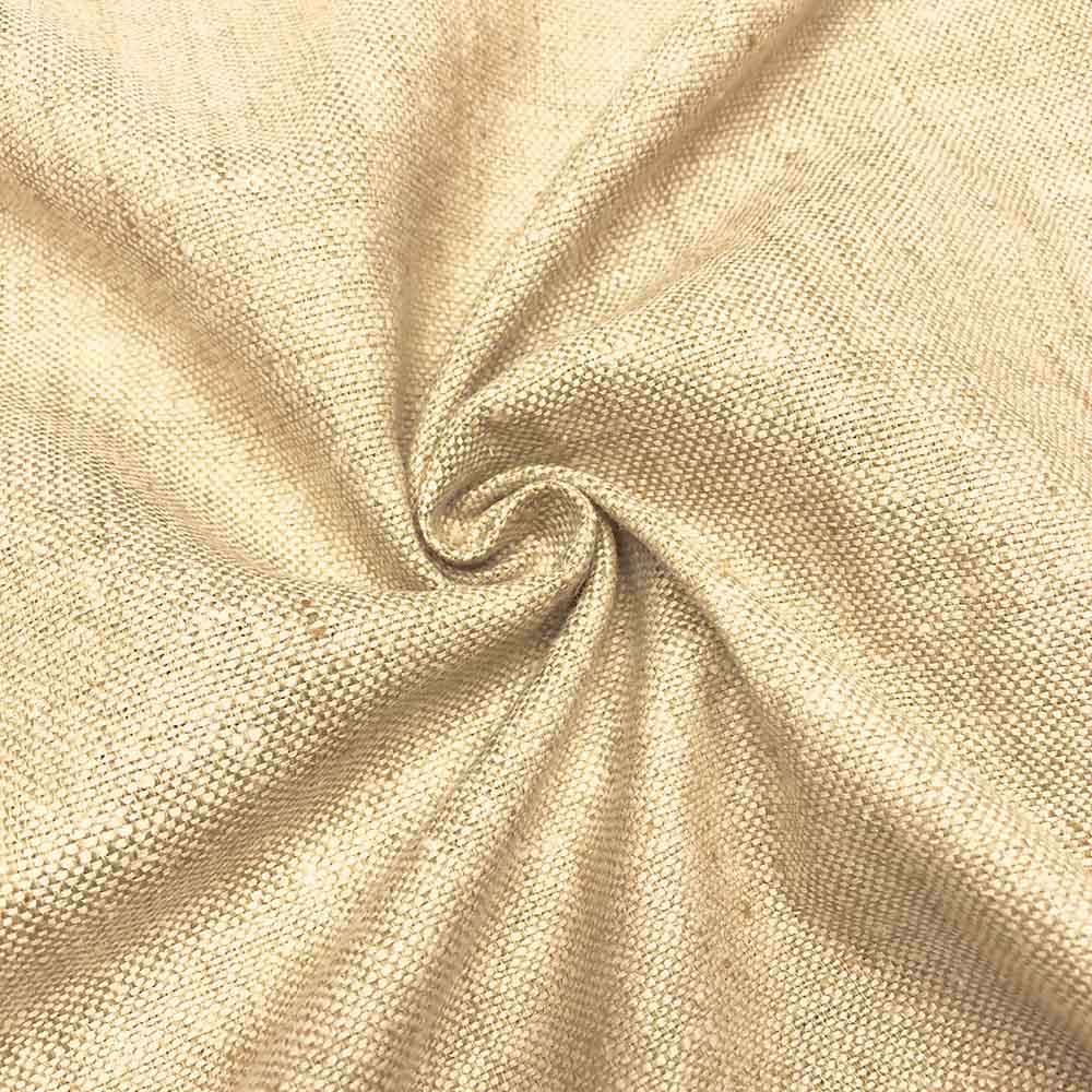 Silk Linen Matka Rod Pocket Curtains -  Natural - Image 3