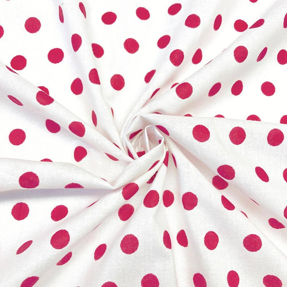 Small Polka Dot Cotton Poplin (43/44 Inch) - Image 15