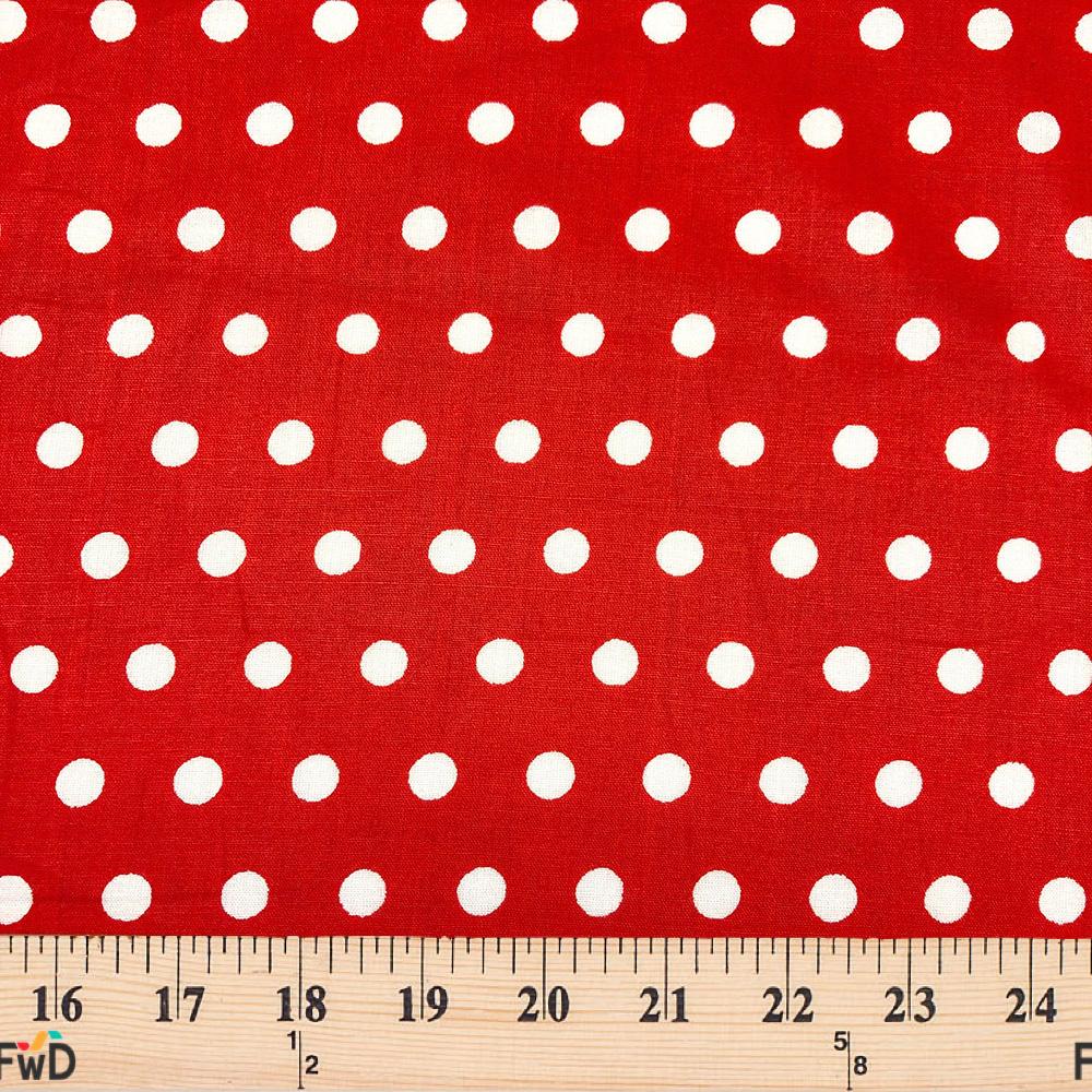 Small Polka Dot Cotton Poplin (43/44 Inch) - Image 28