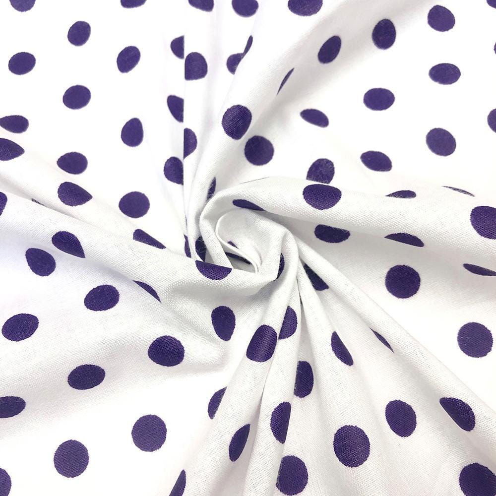 Small Polka Dot Cotton Poplin (43/44 Inch) - Image 63