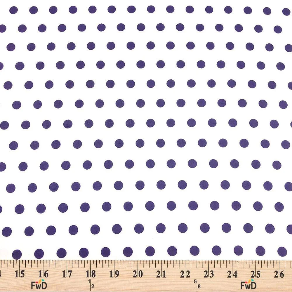 Small Polka Dot Cotton Poplin (43/44 Inch) - Image 64