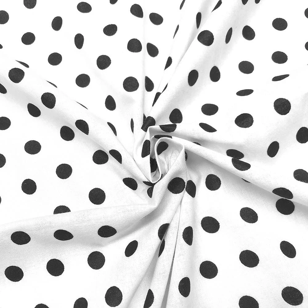 Small Polka Dot Cotton Poplin (43/44 Inch) - Image 79