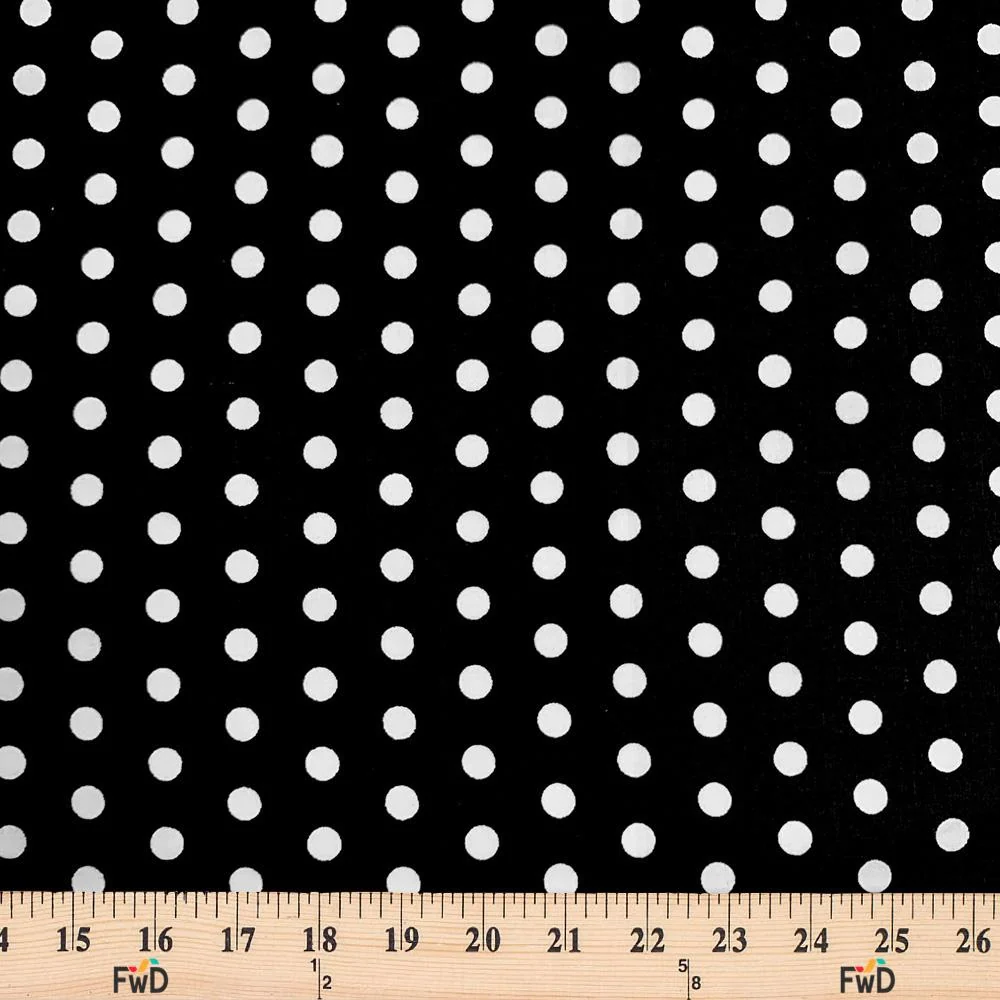 Small Polka Dot Cotton Poplin (43/44 Inch) - Image 84