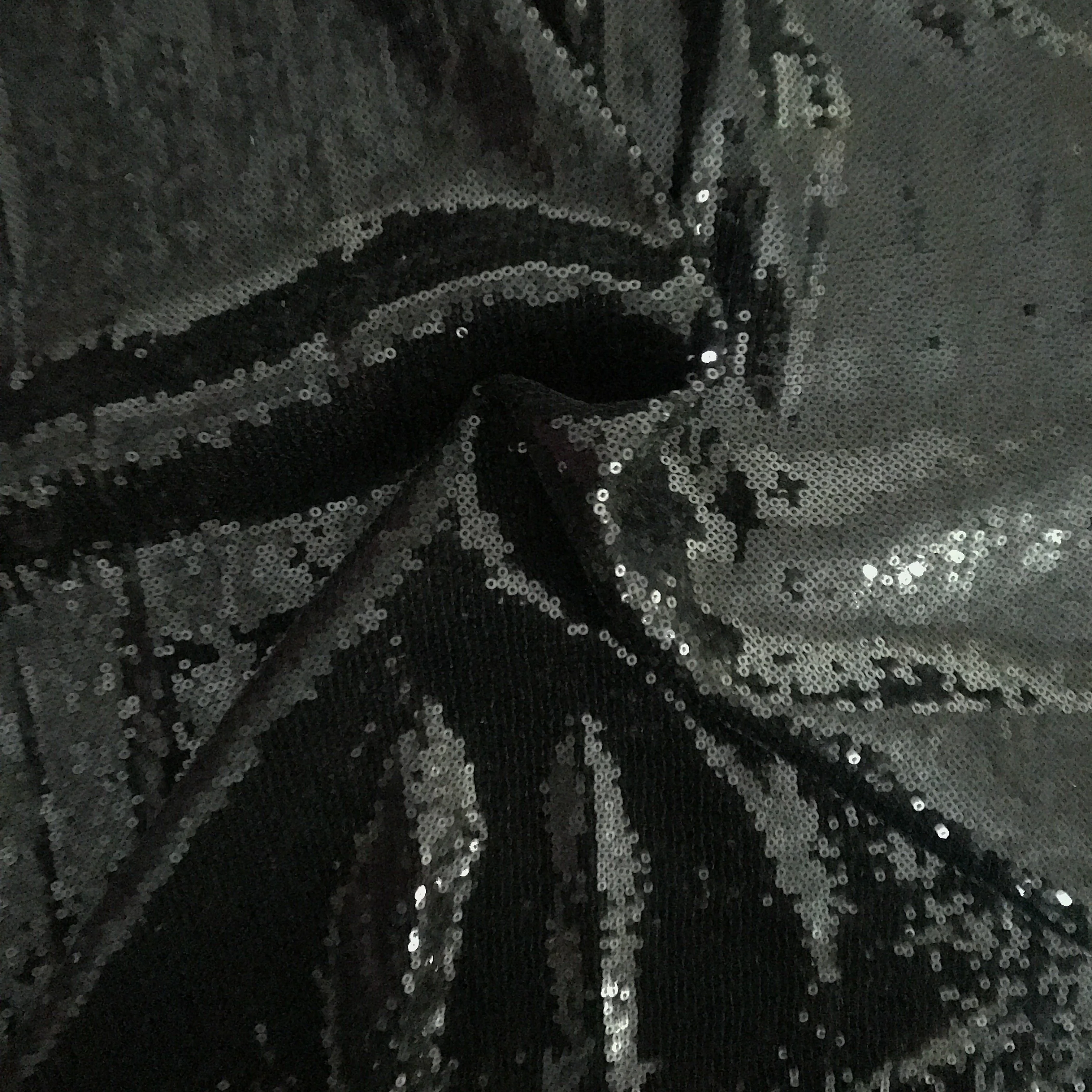 All-Over Micro Sequins Starlight on Stretch Mesh - Image 47