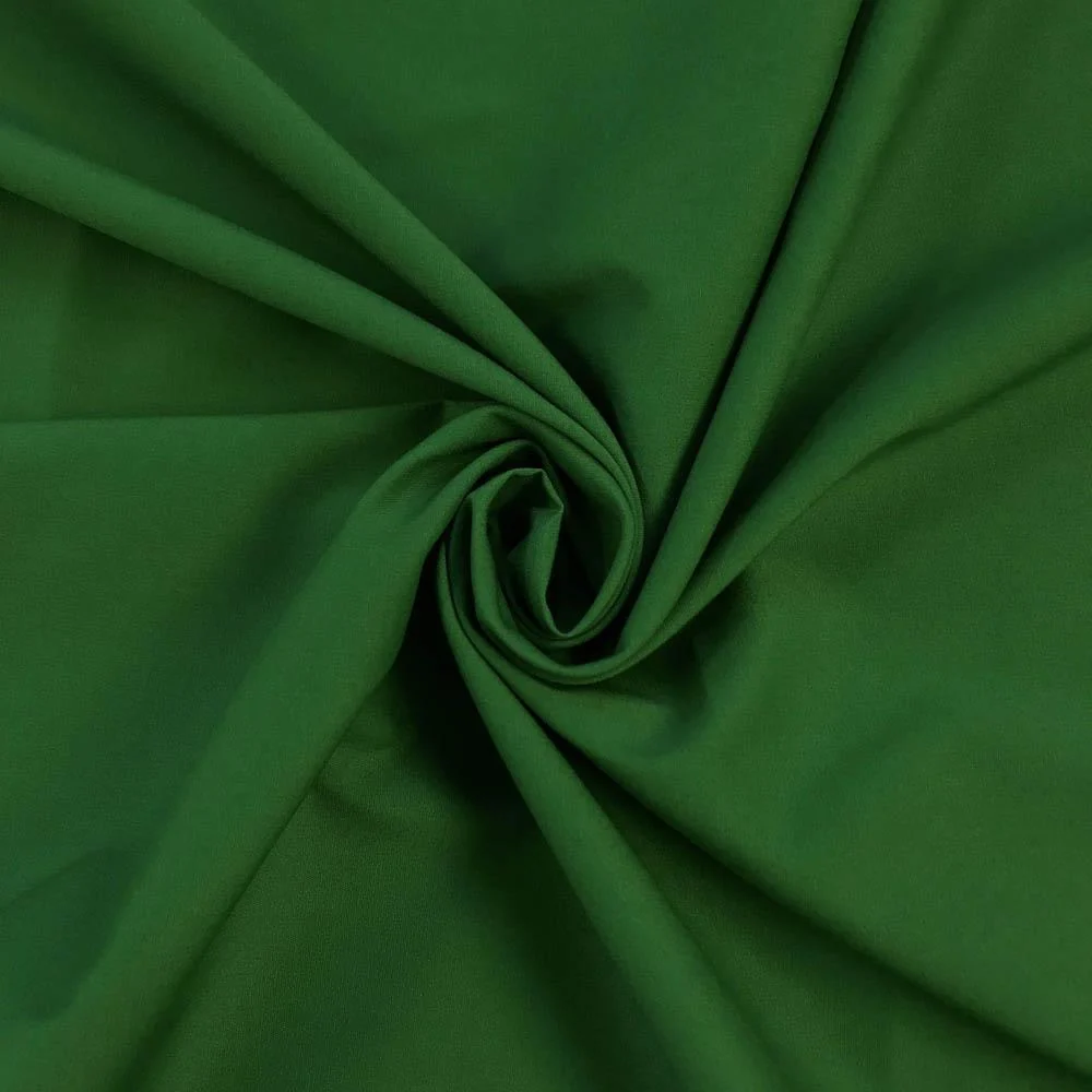 Stretch Broadcloth Rod Pocket Curtains - Kelly Green - Image 3