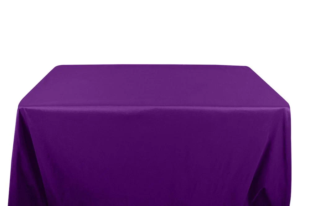 Stretch Taffeta Banquet Rectangular Table Covers - 8 Feet - Image 24