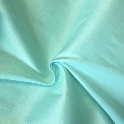 Stretch Taffeta Rod Pocket Curtains - Aqua Blue - Image 3