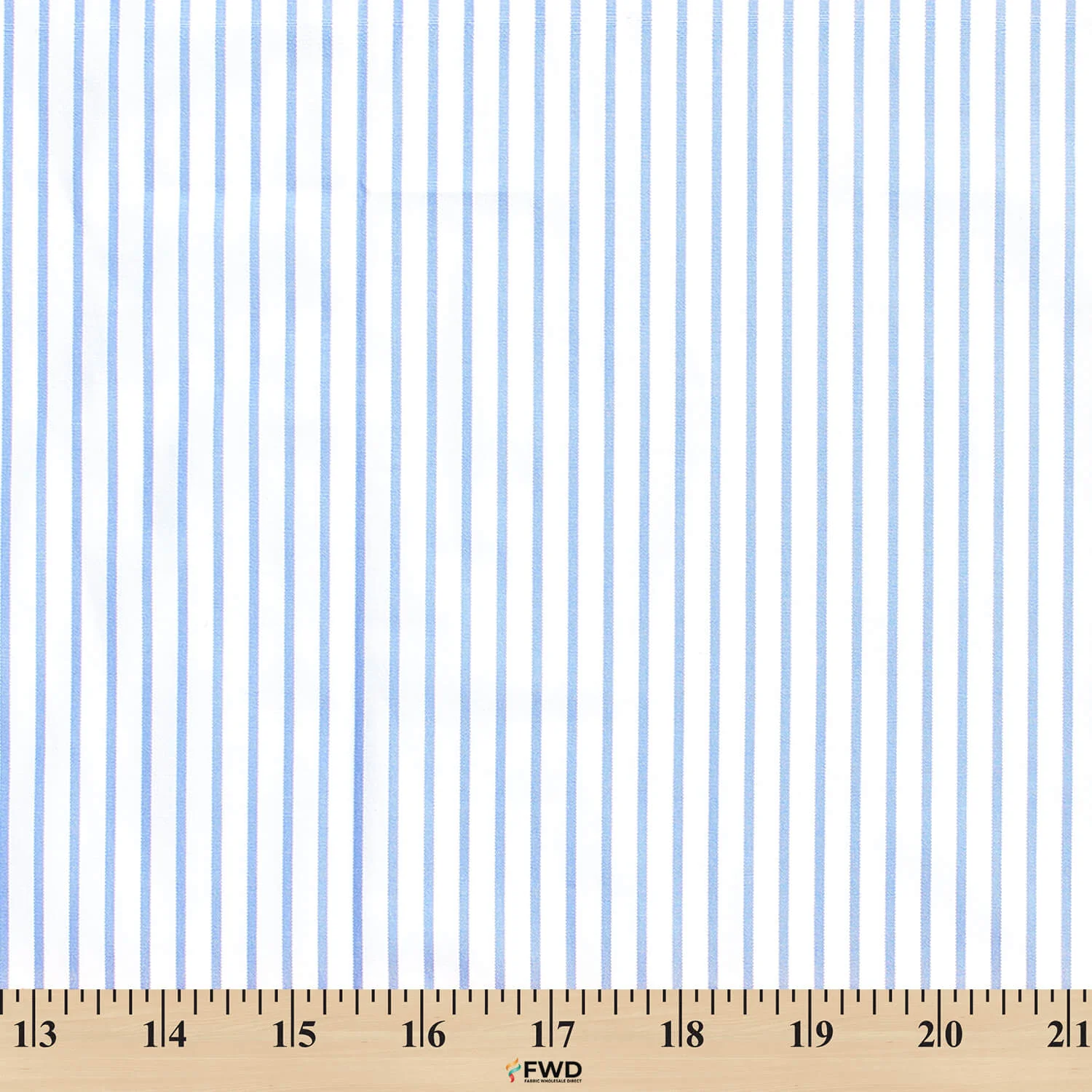 Suave 1/4" Pinstripe Shirting Poplin - Image 4