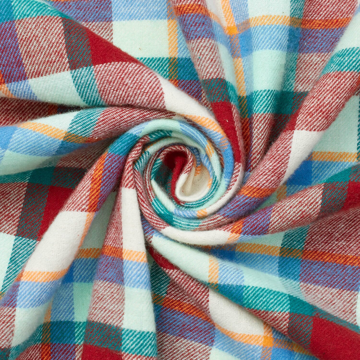 Tartan Plaid Yarn Dyed Brushed Cotton Flannel (Design 19) - Image 2
