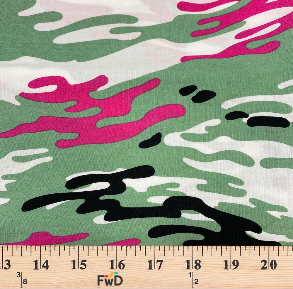 Tiger Camo Print Cotton - Image 10