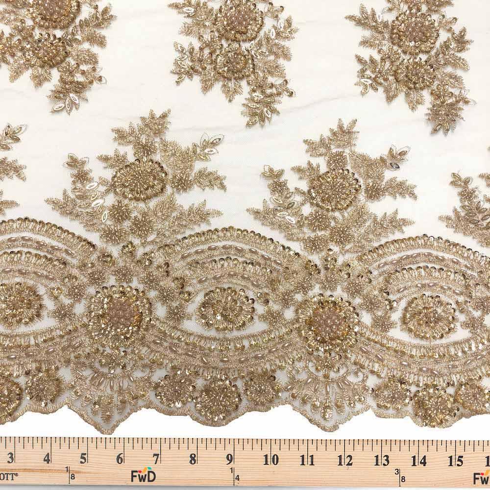 Viburnum Bridal Lace Beaded Fabric - Image 26