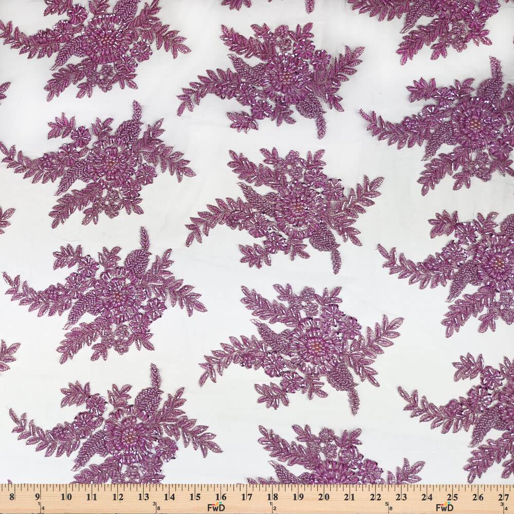 Viburnum Bridal Lace Beaded Fabric - Image 57