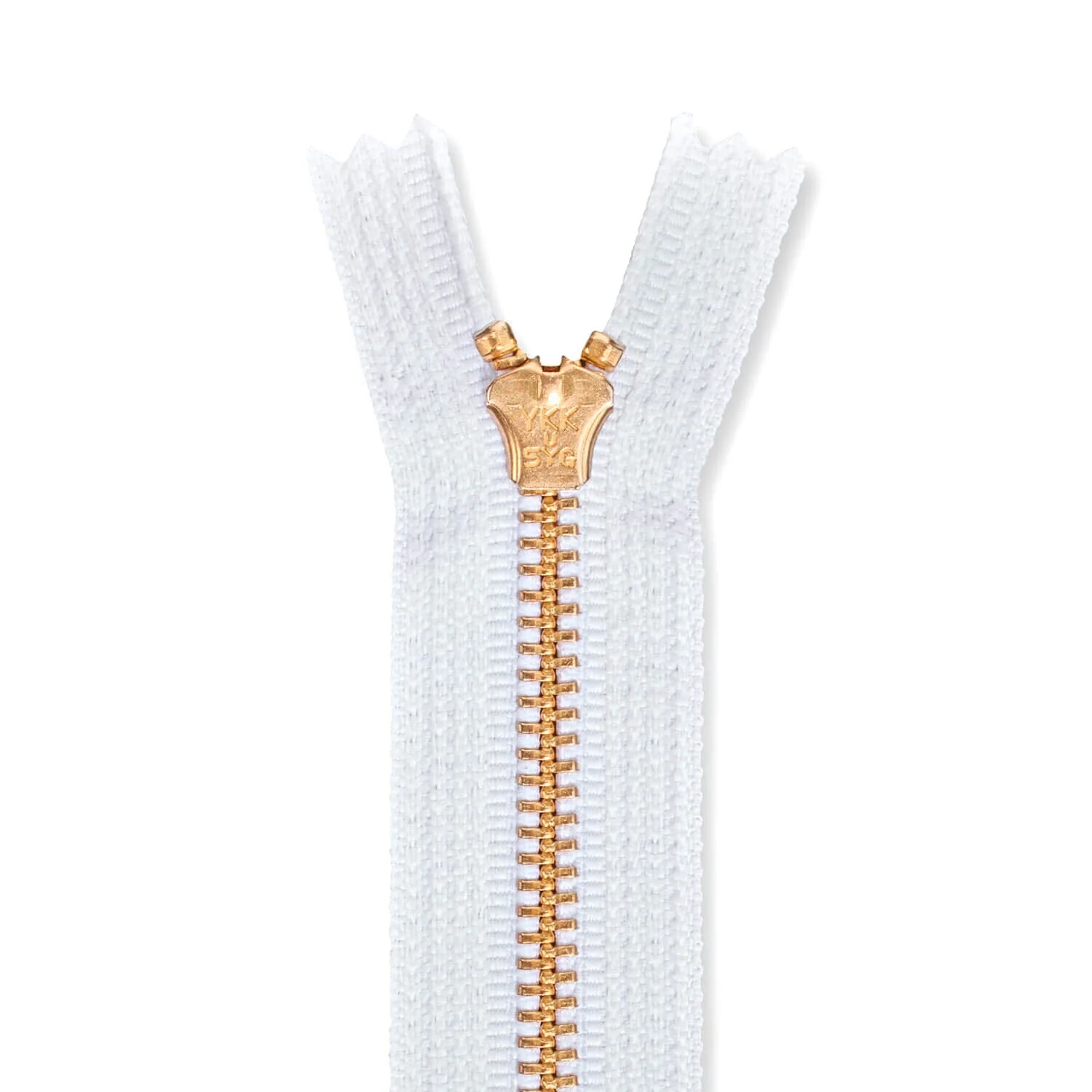 YKK #5 Brass Closed End Jean Zipper - Image 3