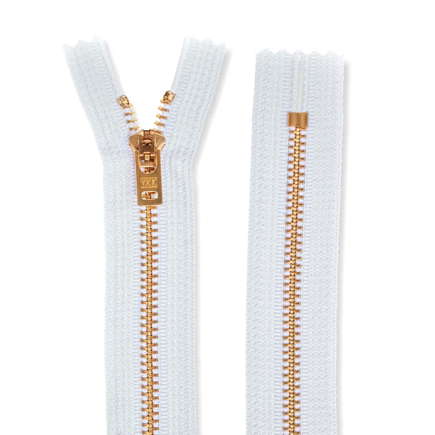 YKK #5 Brass Closed End Jean Zipper - Image 4